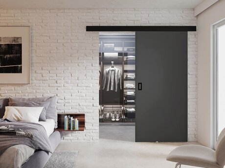 Skydedør Dover 170 (Grafit)