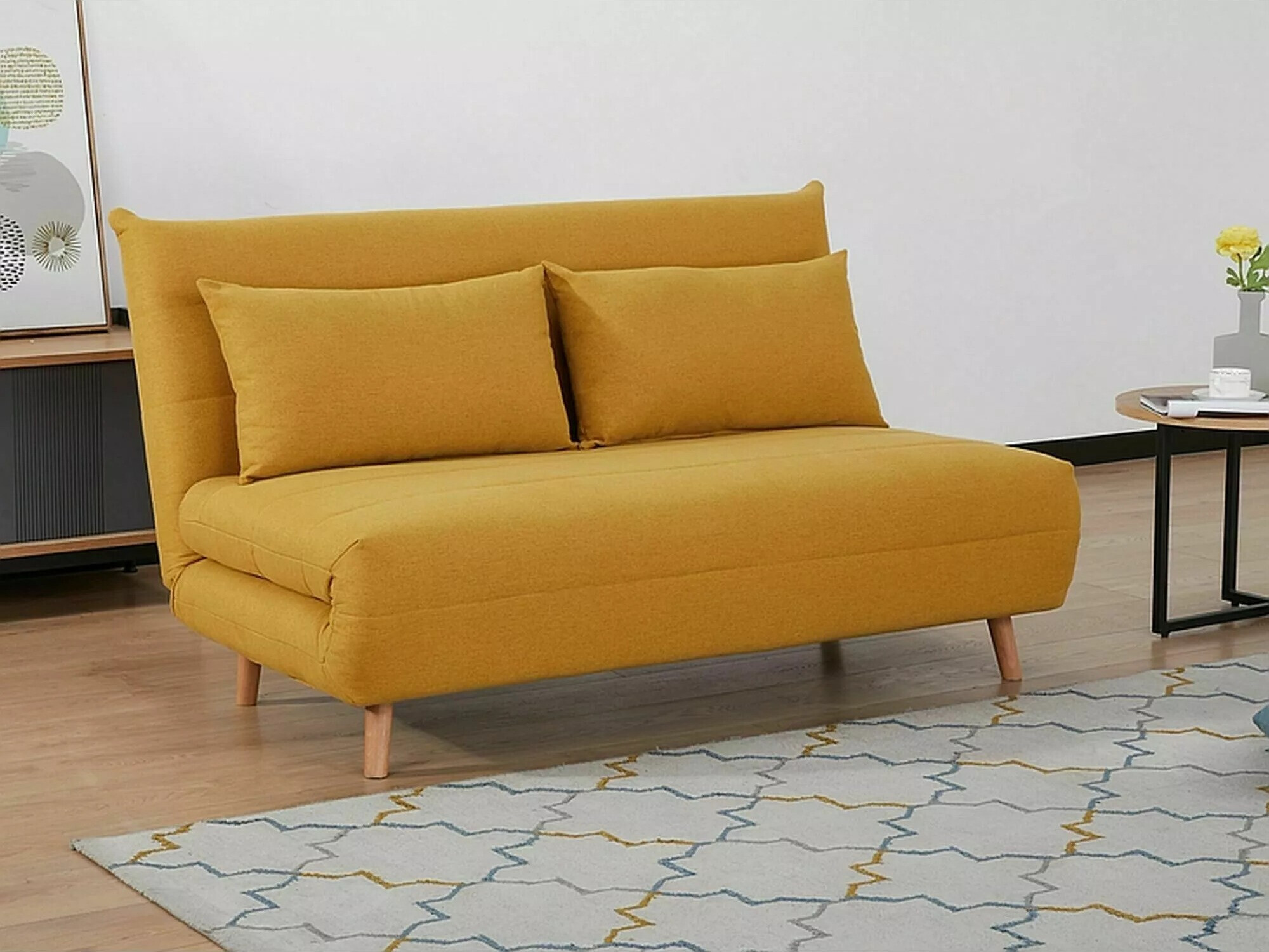 Sovesofa Detroit 139 (Gul)