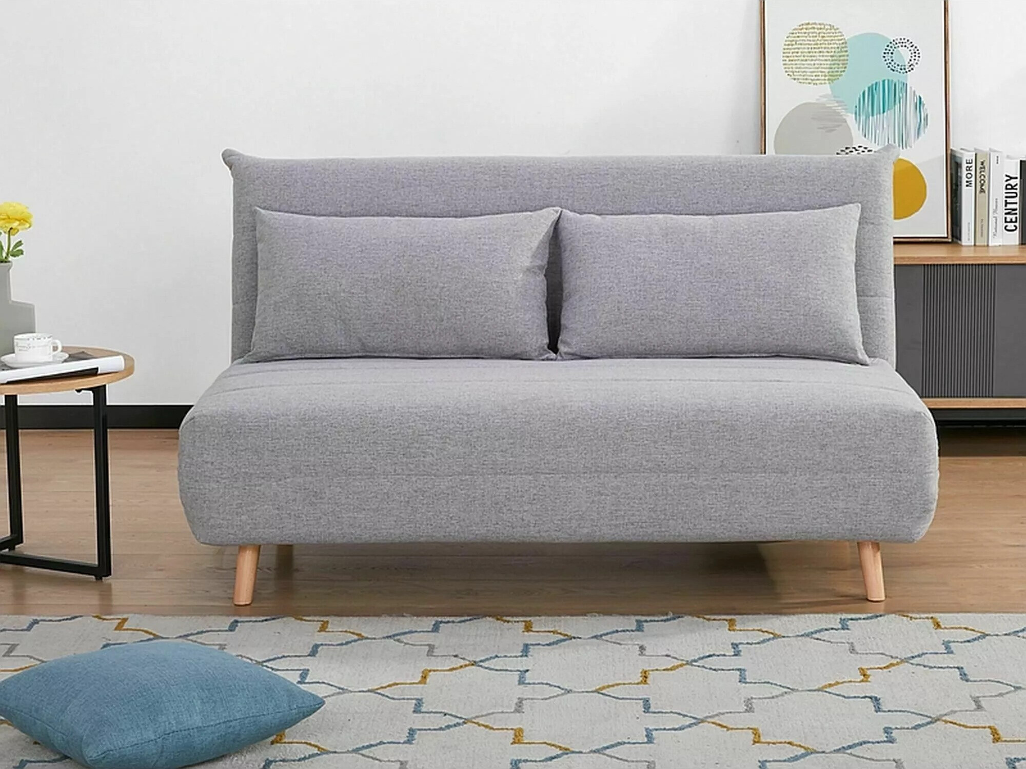 Sovesofa Detroit 139 (Lys grå)