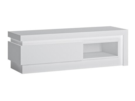 TV-bord Feldeli 102 (Hvid + Glansfuld hvid)