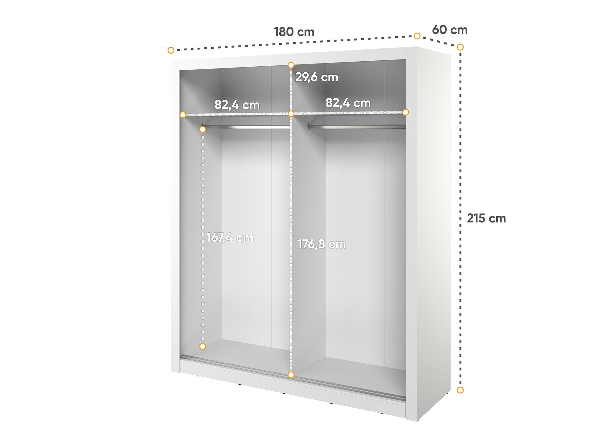 Garderobeskab Fresno 146
