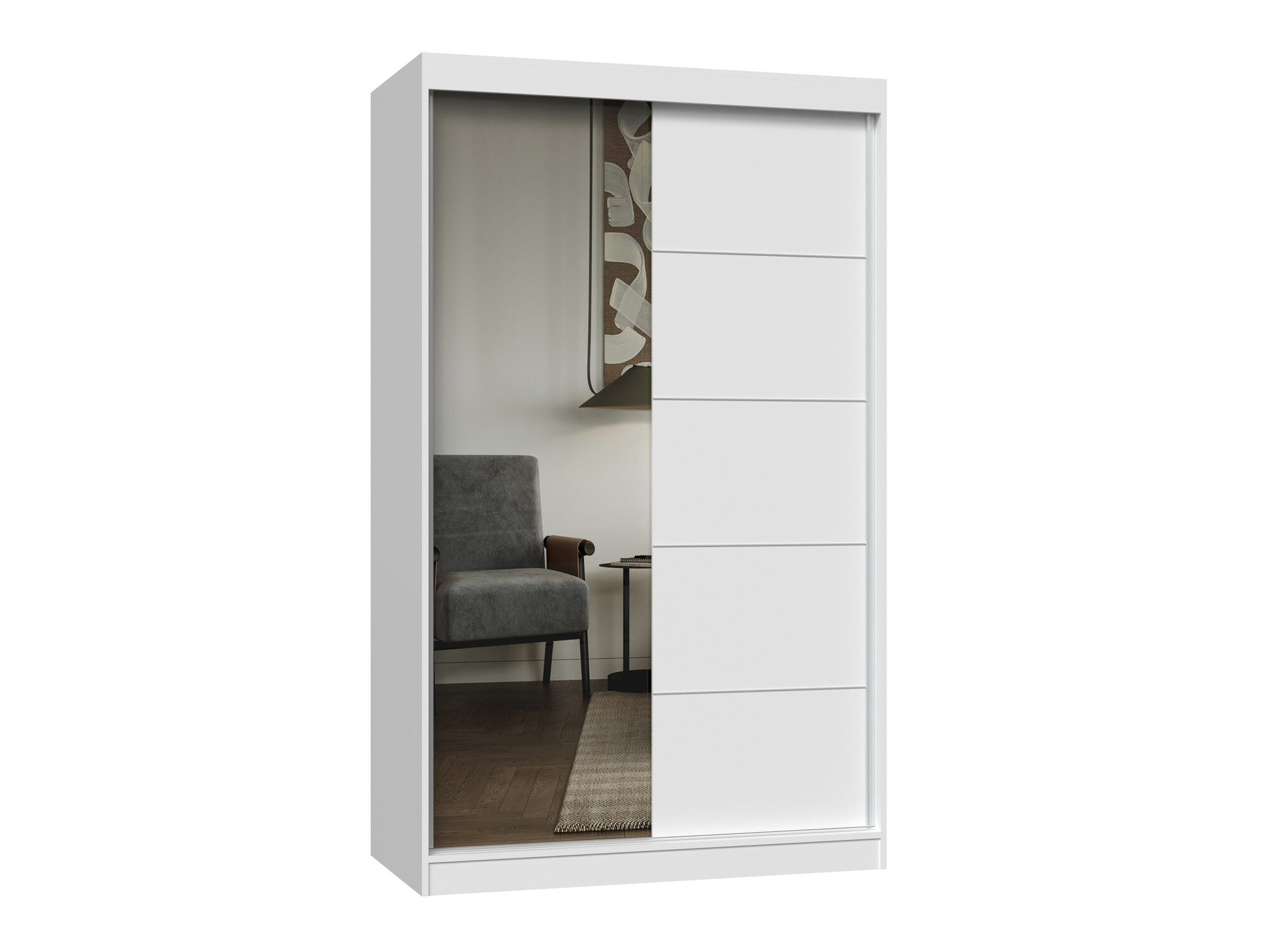Garderobeskab Mandeville 157 (Hvid)