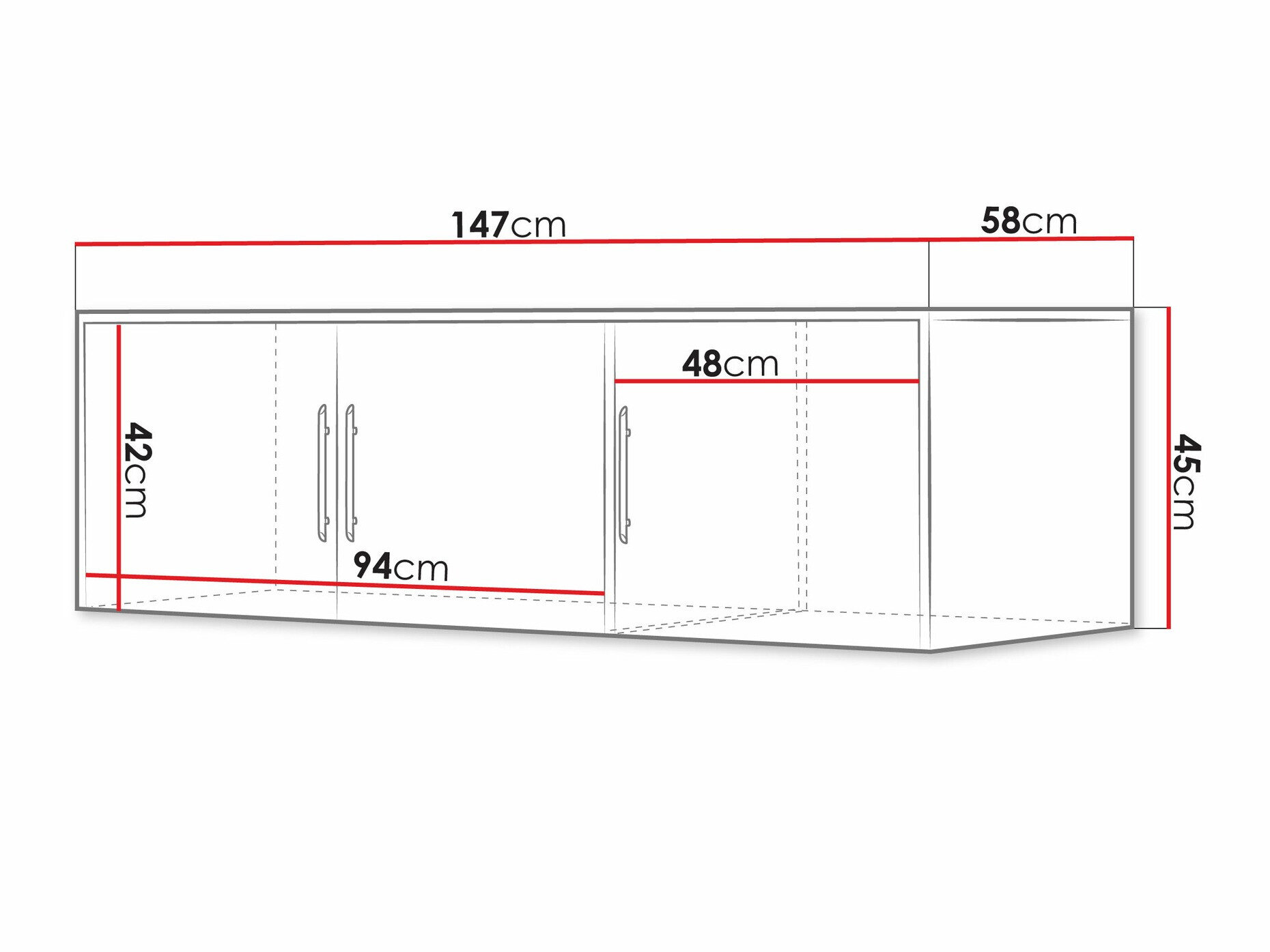 Skænk Dortivu 152 (Sonoma eg)