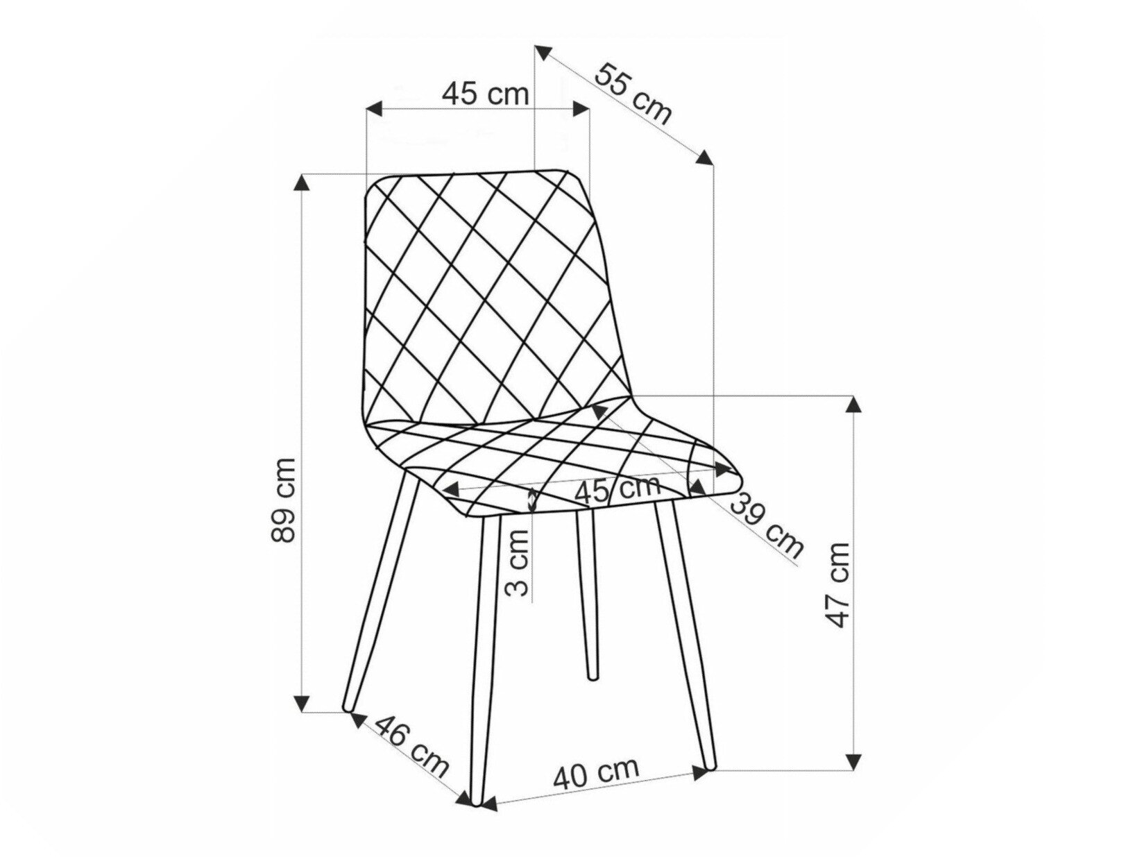 Stol Houston 1731 (Grøn)