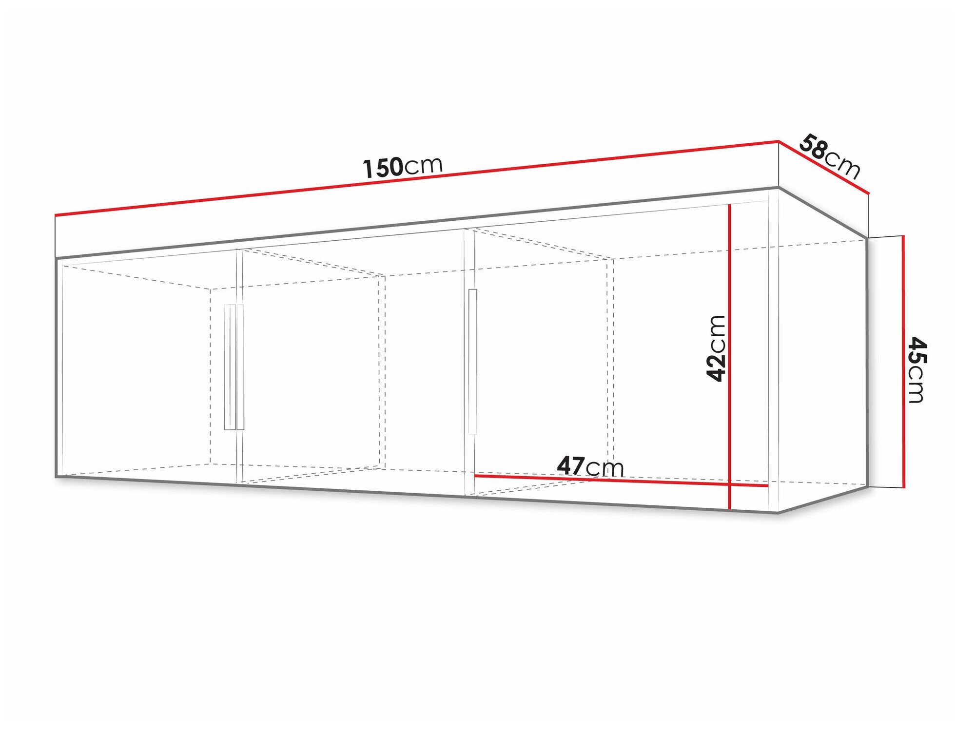 Garderobeskab Enolevo 106 (Hvid + Wotan eg)