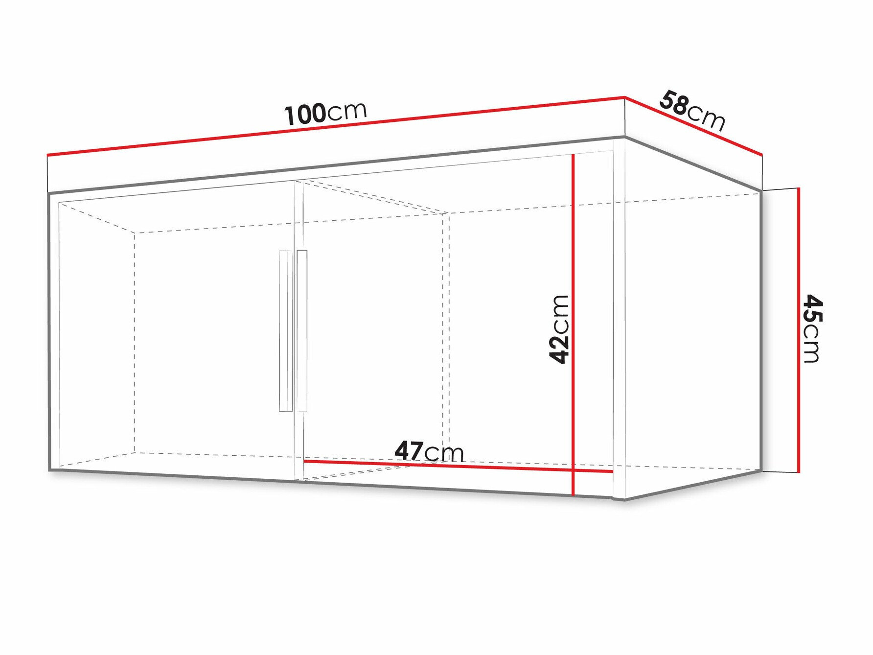 Skænk Enolevo 103 (Hvid + Wotan eg)