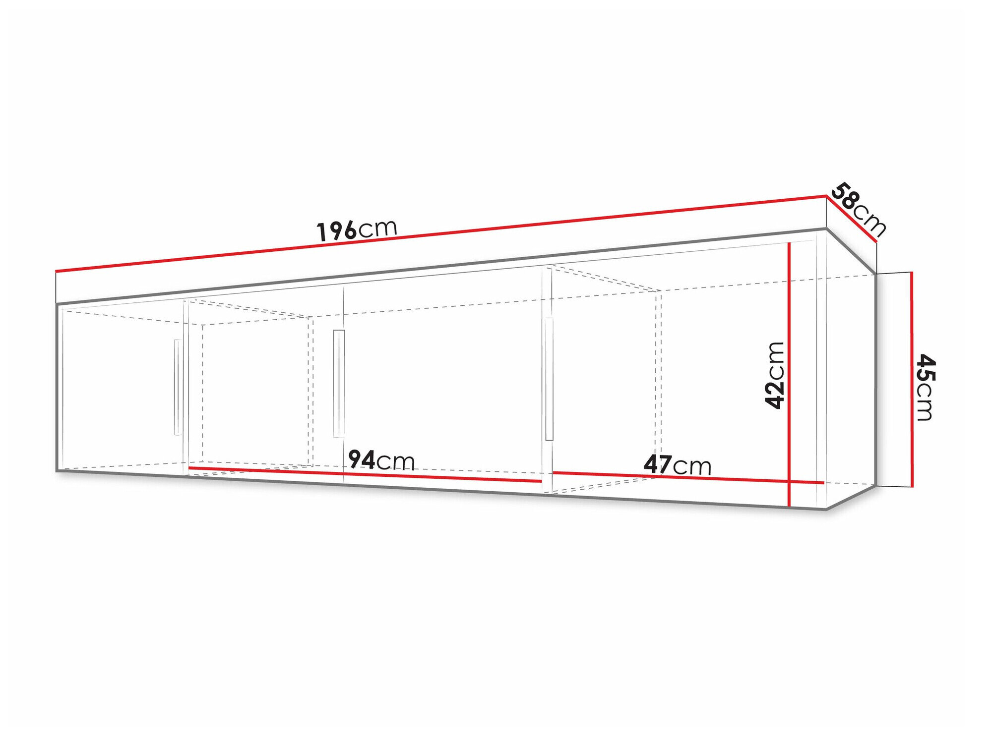 Skænk Enolevo 107 (Wotan eg + Sort)