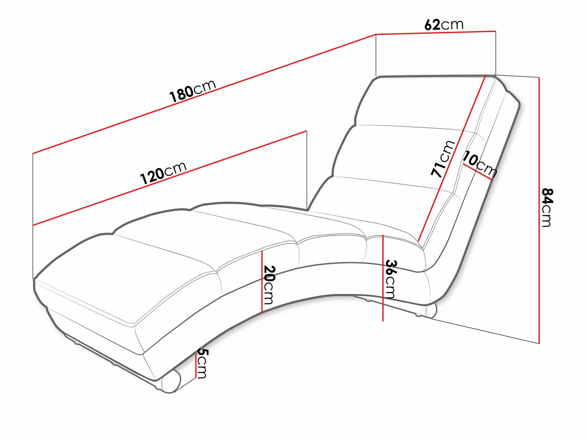 Chaiselong Comfivo 109 (Baloo 2074)