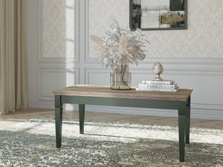 Sofabord Tolnue 108 (Mørkegrøn + Lefkas eg)