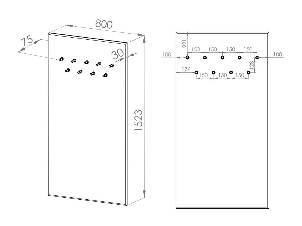 Knagerække Revcire 106