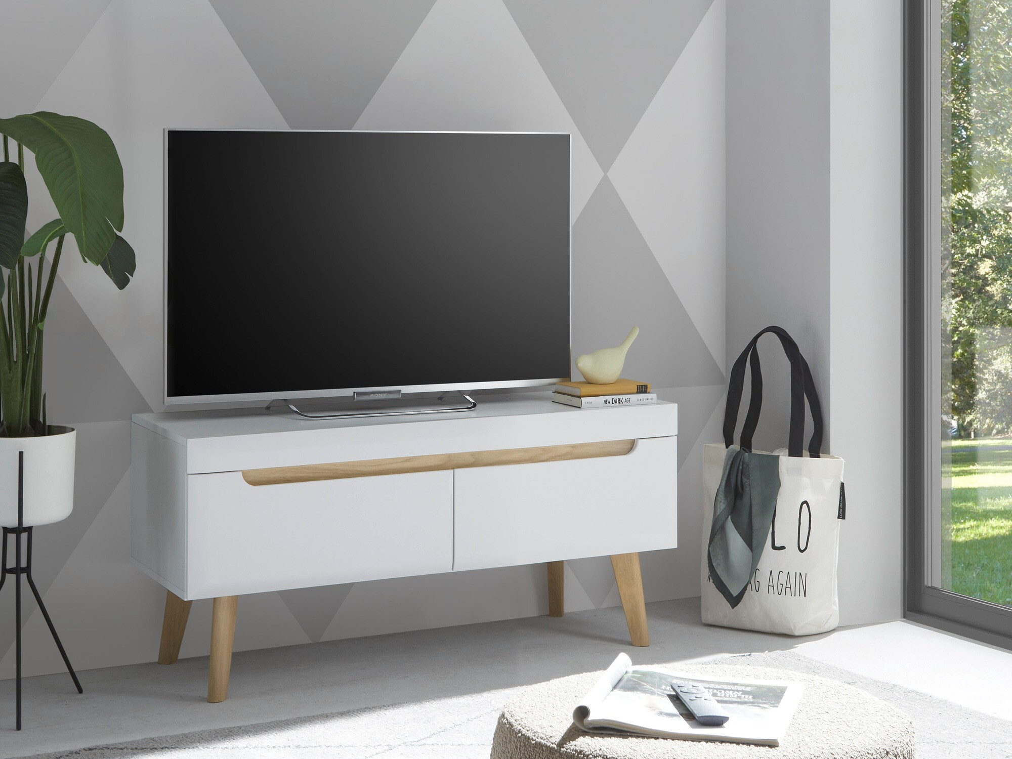 TV-bord Vircava 102 (Hvid)