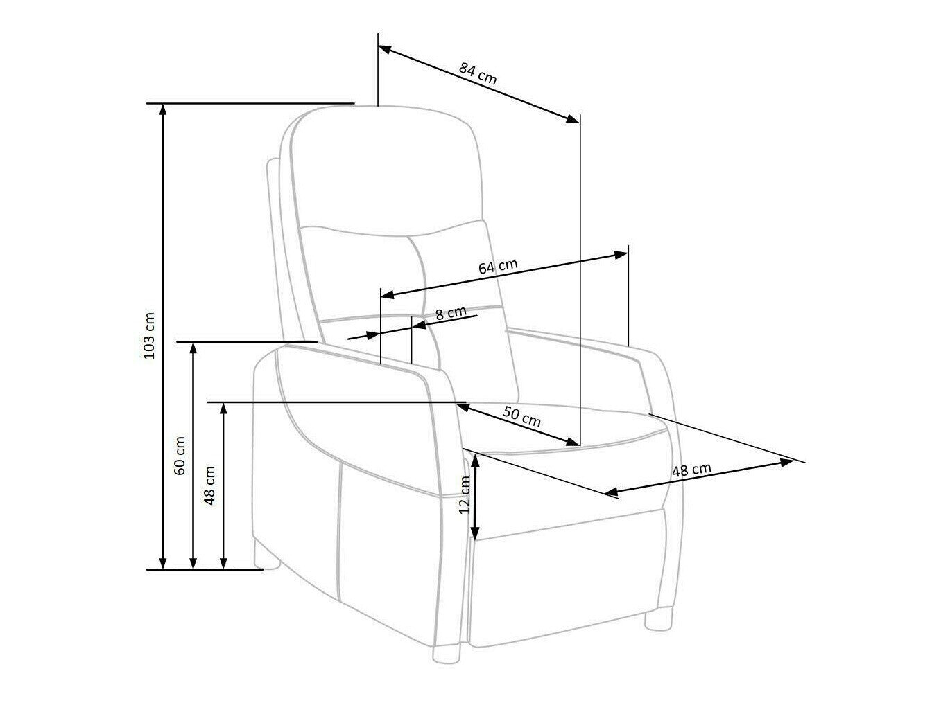 Hvilestol Houston 992 (Beige)