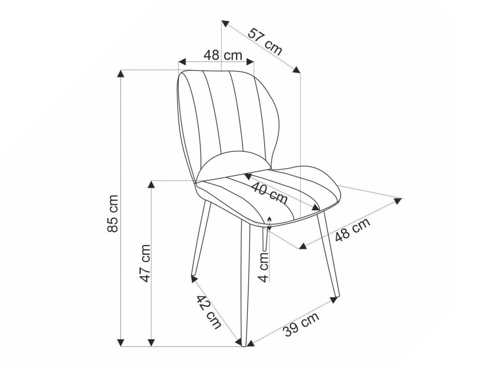 Stol Houston 1738 (Grøn)
