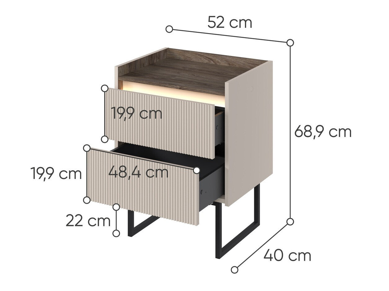 Sengebord Elbtei 108