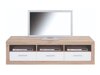 TV-bord Romfera 103 (Hvid + San remo eg)