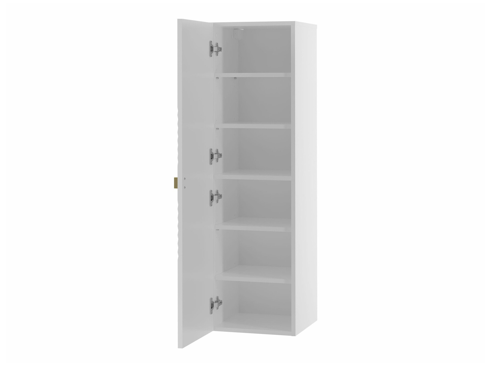 Væghængt badeværelsesskab Natar (Sort + Blank sort)