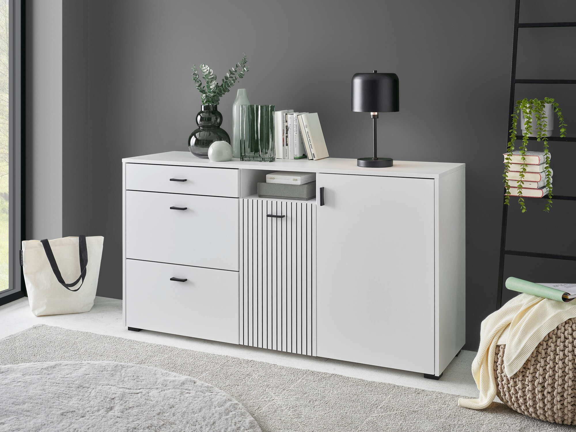 Kommode Belmelu 107 (Hvid)