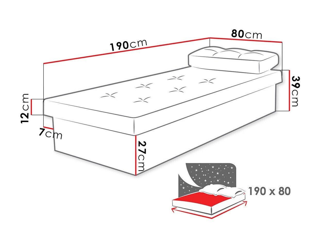 Seng Dover 100 (Hvid)