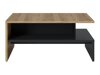 Sofabord Ontario 127 (Mat sort + Catania egetræ)