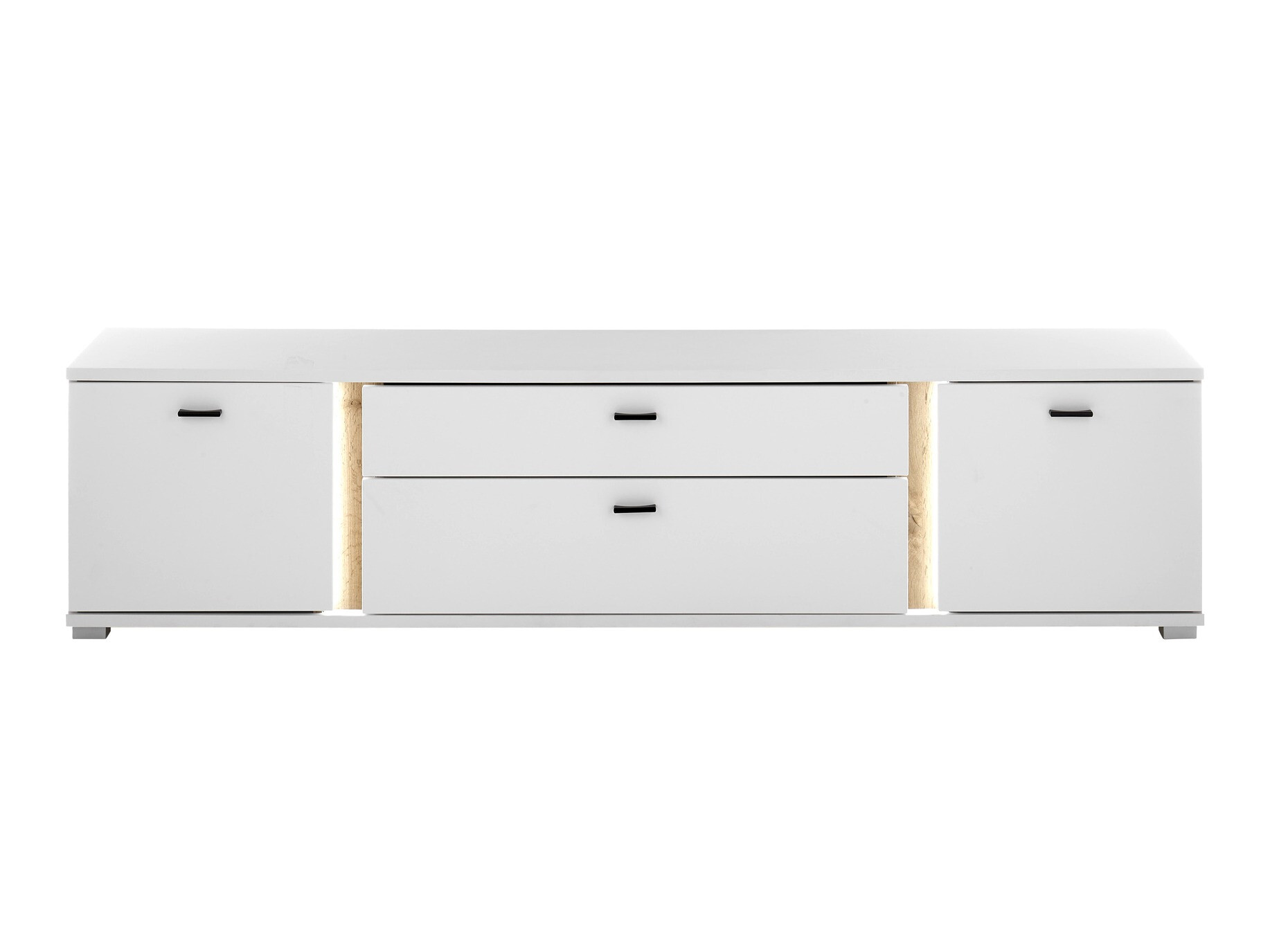 TV-bord Avimavi 105 (Hvid + Wotan eg)