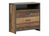Kommode Belsera 102 (Brun + Matera grå)