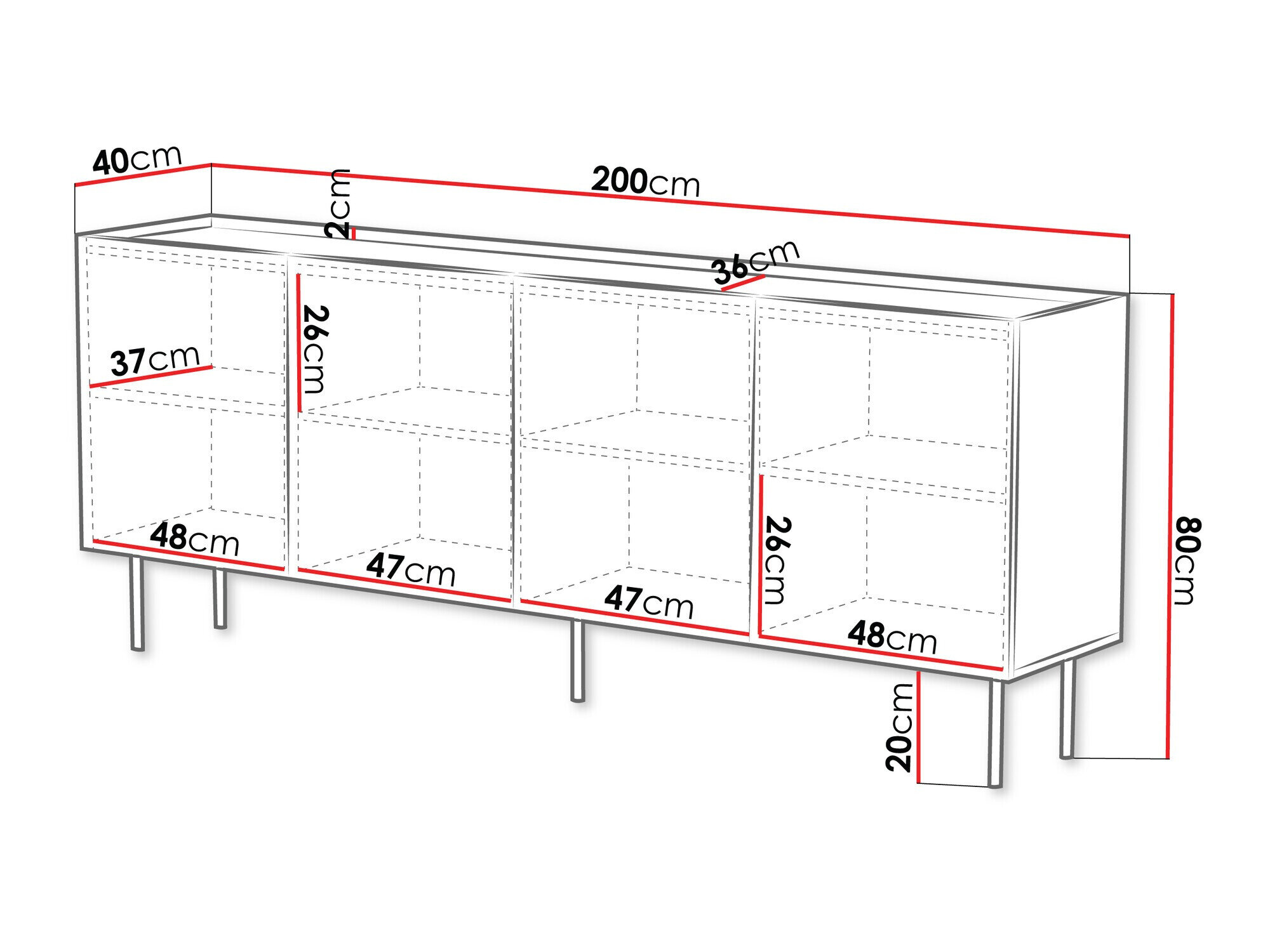 Skænk Mortali 101 (Sort)