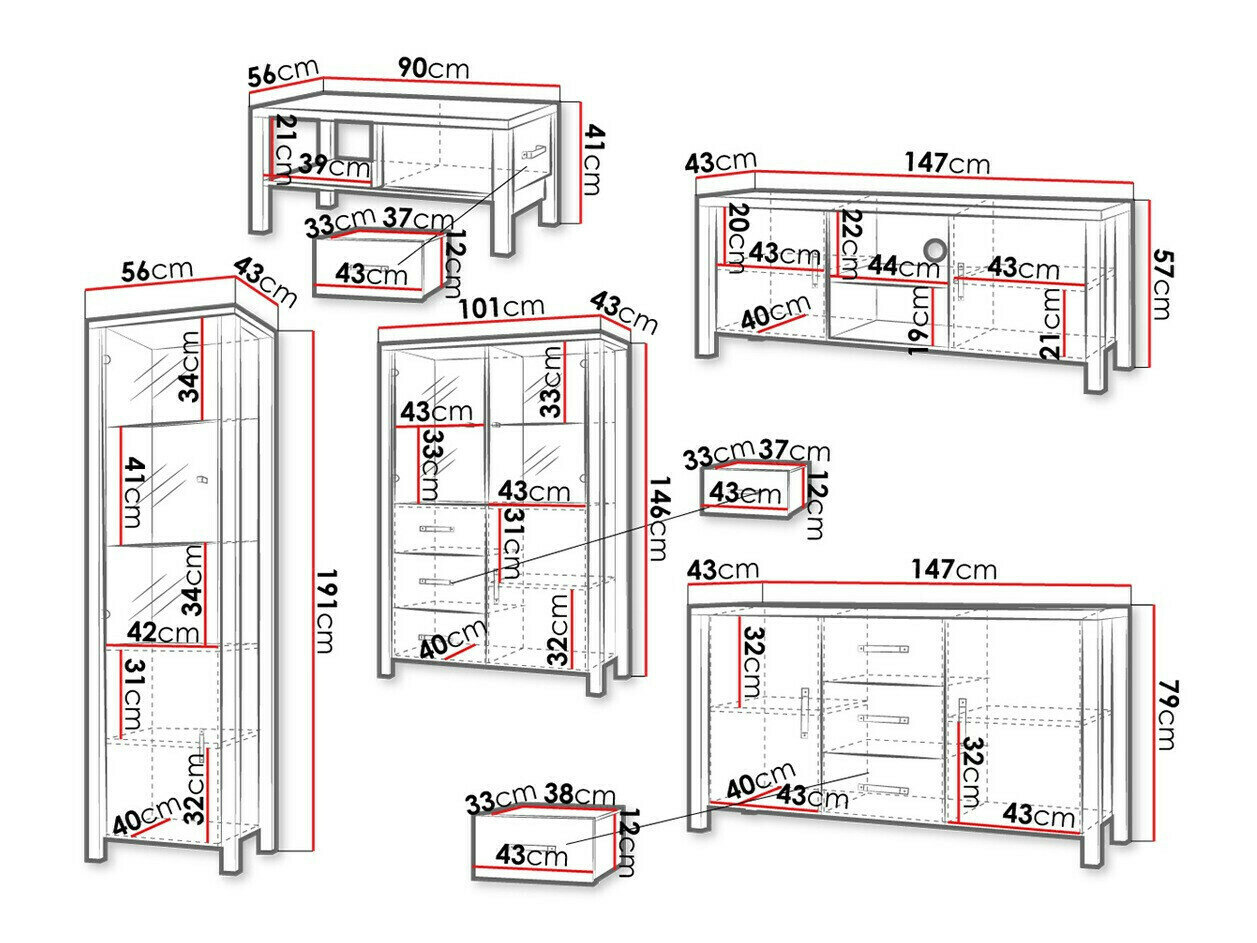 Stuemøbelsæt Tornua 108
