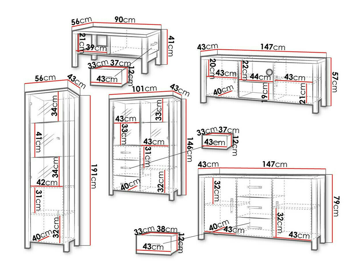 Stuemøbelsæt Tornua 108