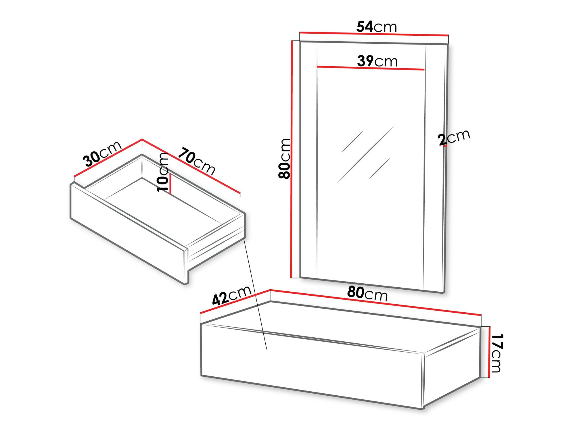 Sminkebord Melala 109