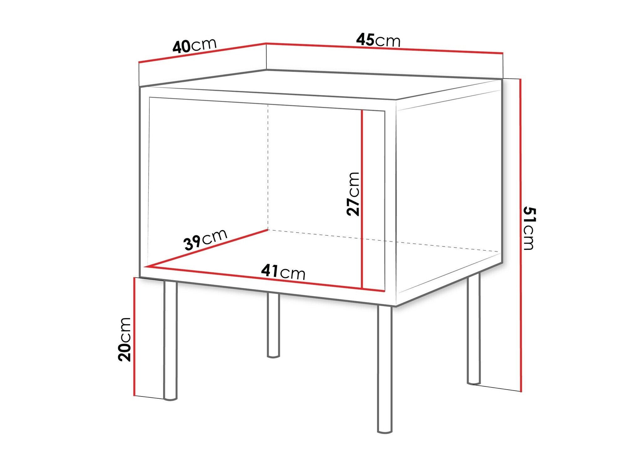 Natbordssæt Flosoru 106 (Valnød + Sort)