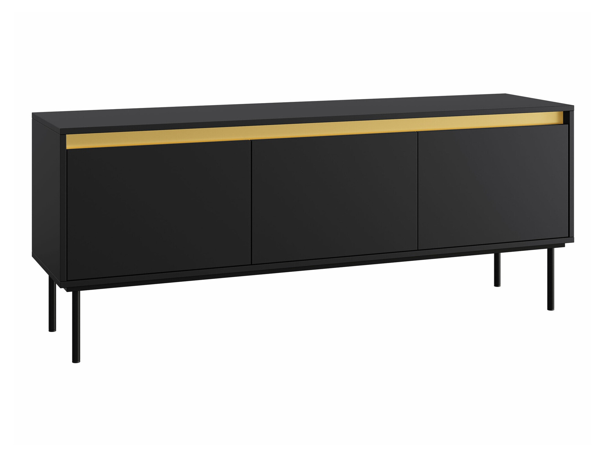 TV-bord Comfivo Betula (Sort)