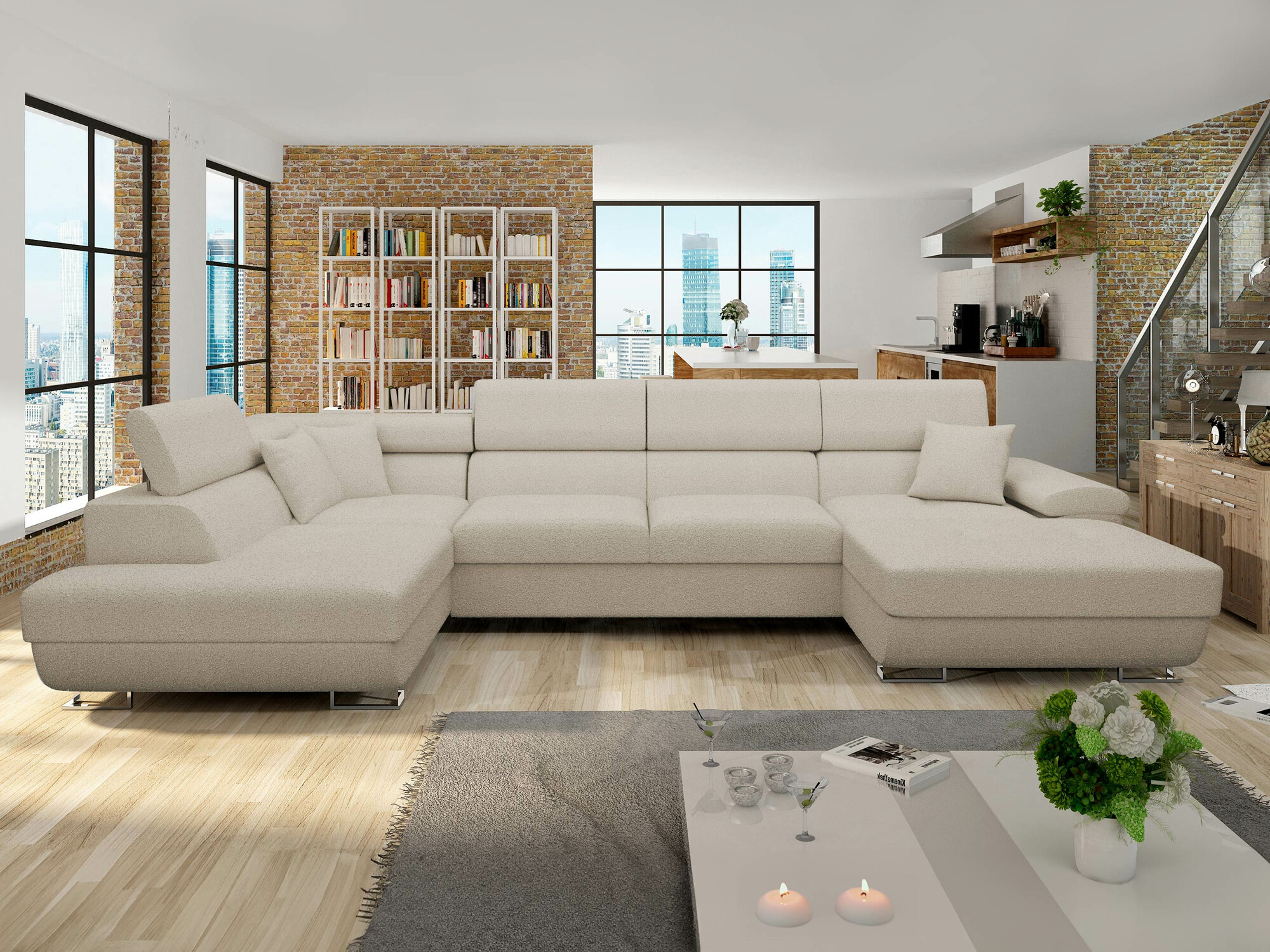 Hjørnesofa Comfivo Ruta V (Abriamo 03)