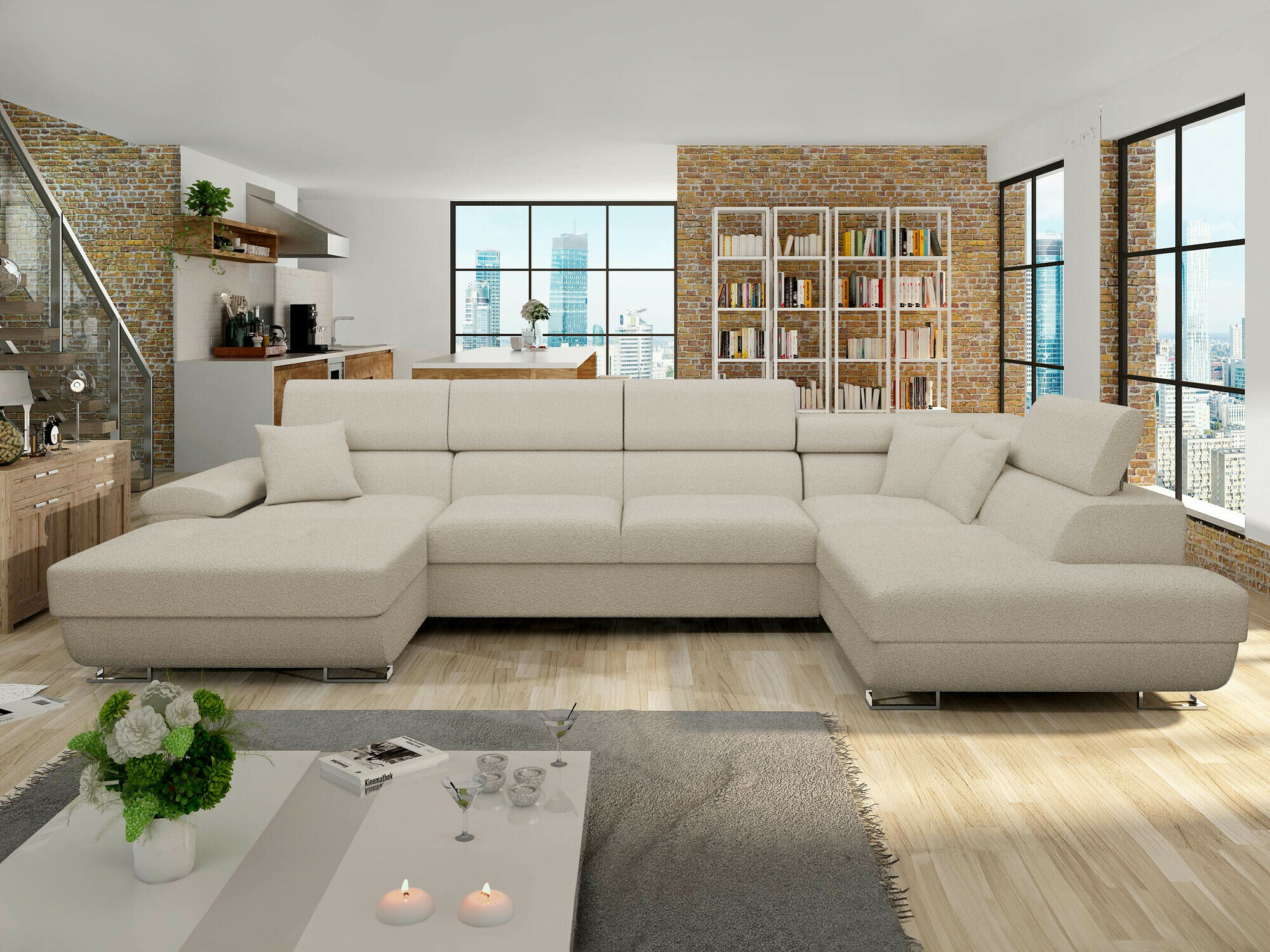 Hjørnesofa Comfivo Ruta V (Abriamo 03)