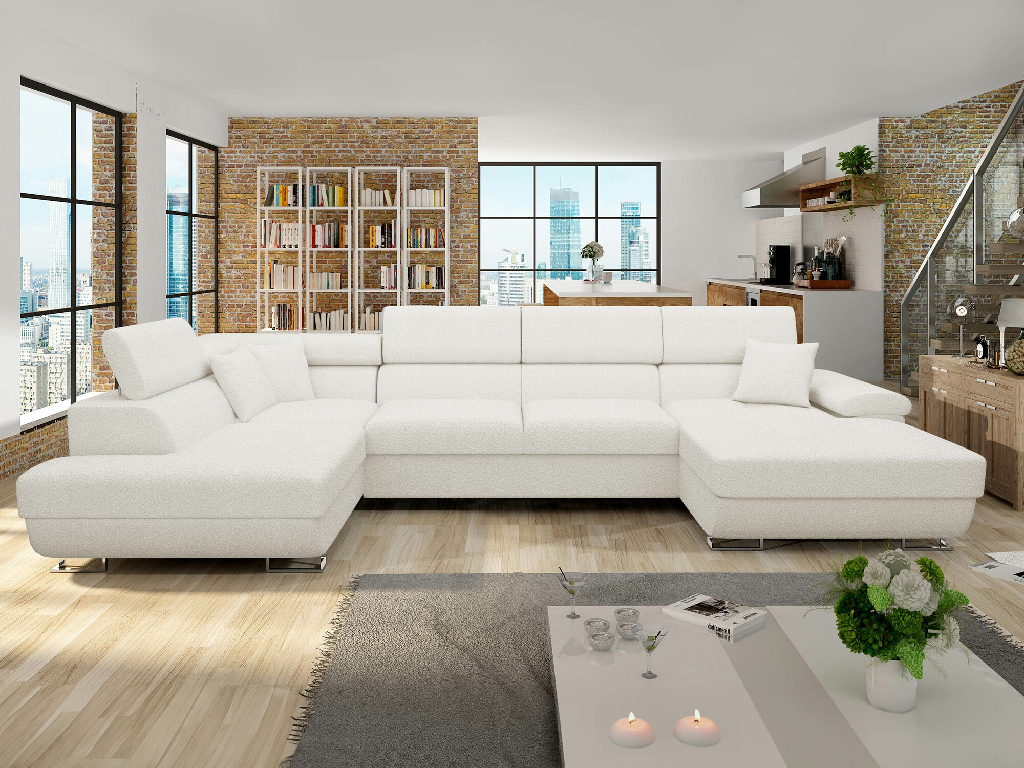 Hjørnesofa Comfivo Ruta V (Abriamo 04)