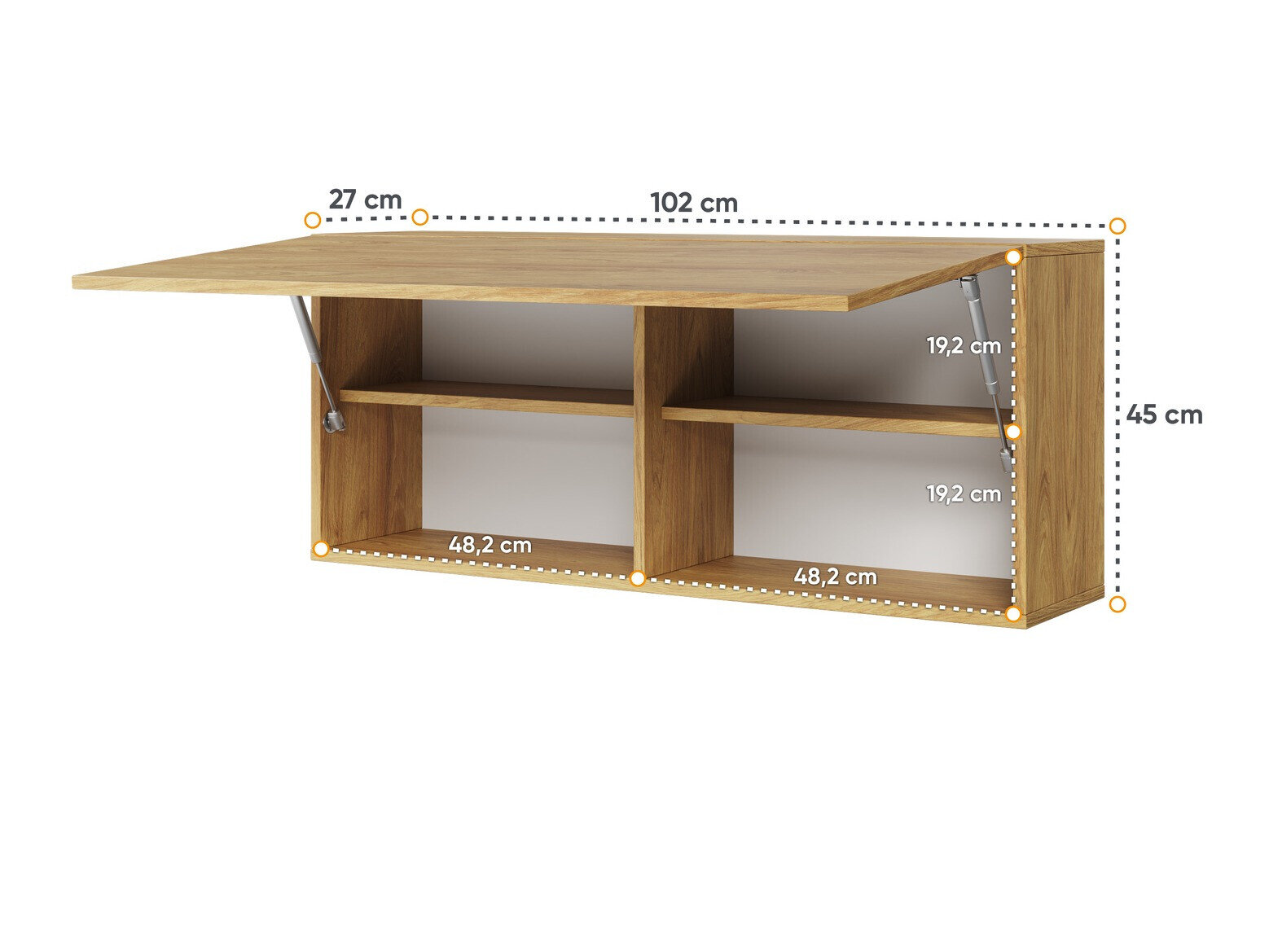 Vægskab Orlbale 137