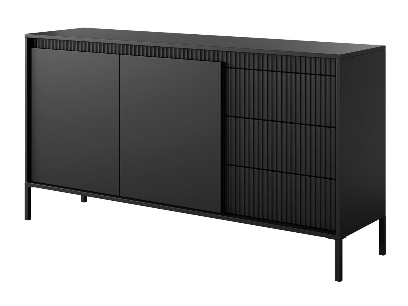 Kommode Romfele 101 (Sort)