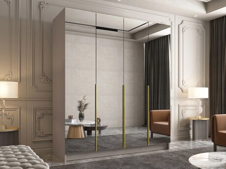 Garderobeskab Closico 190 (Kashmir + Gylden)