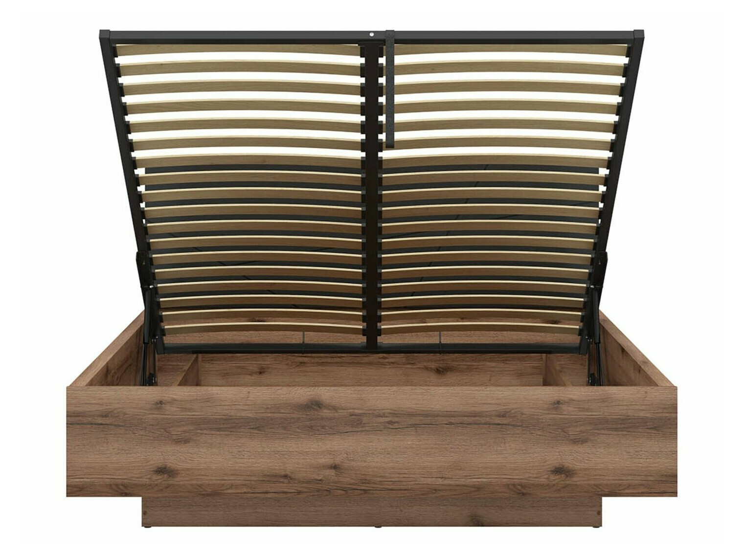 Seng Fivale 122 (Mørk Delano eg + Mat sort)
