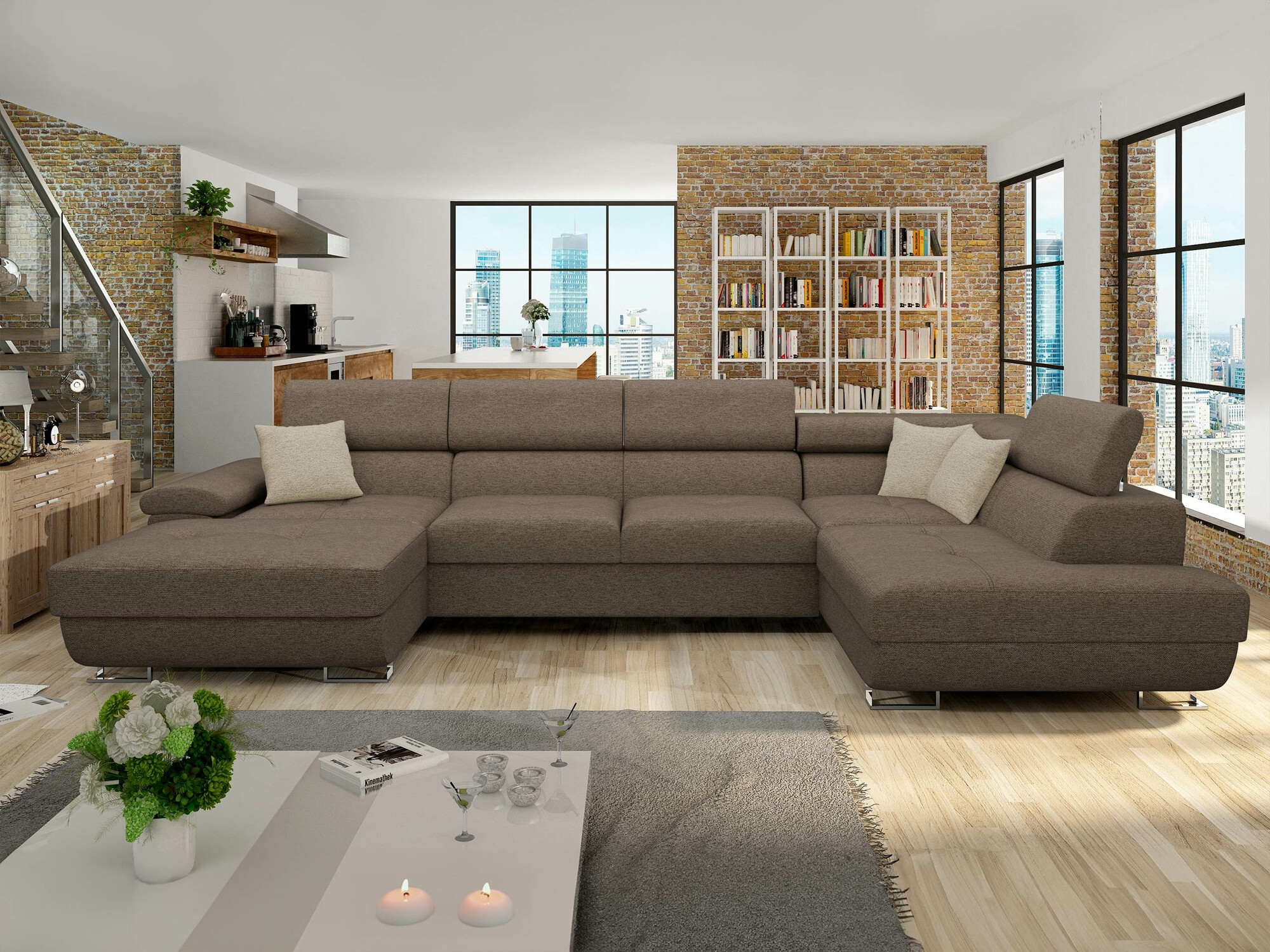 Hjørnesofa Comfivo Ruta IV (Matana 19 + Matana 17)