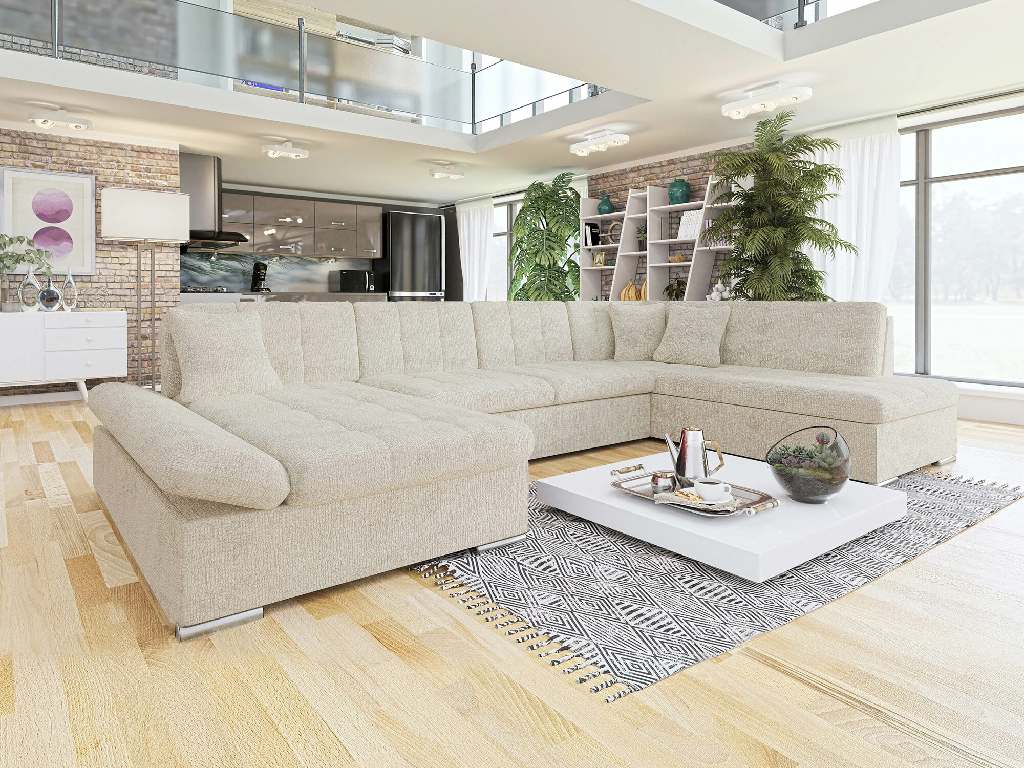 Hjørnesofa Comfivo Tilia II (Fragola 20)
