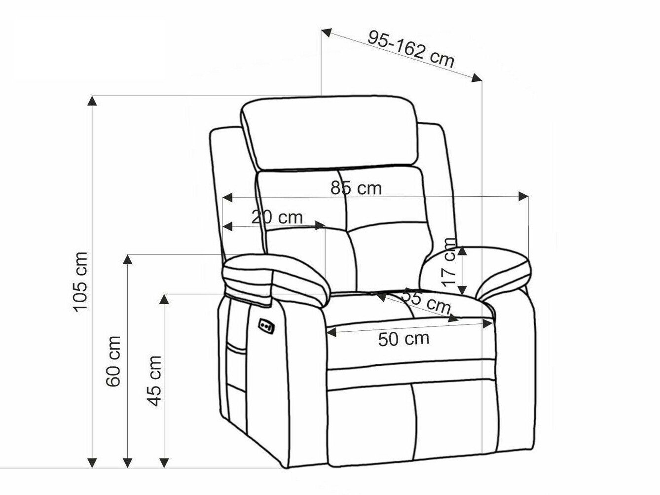 Hvilestol Houston 1781 (Beige)
