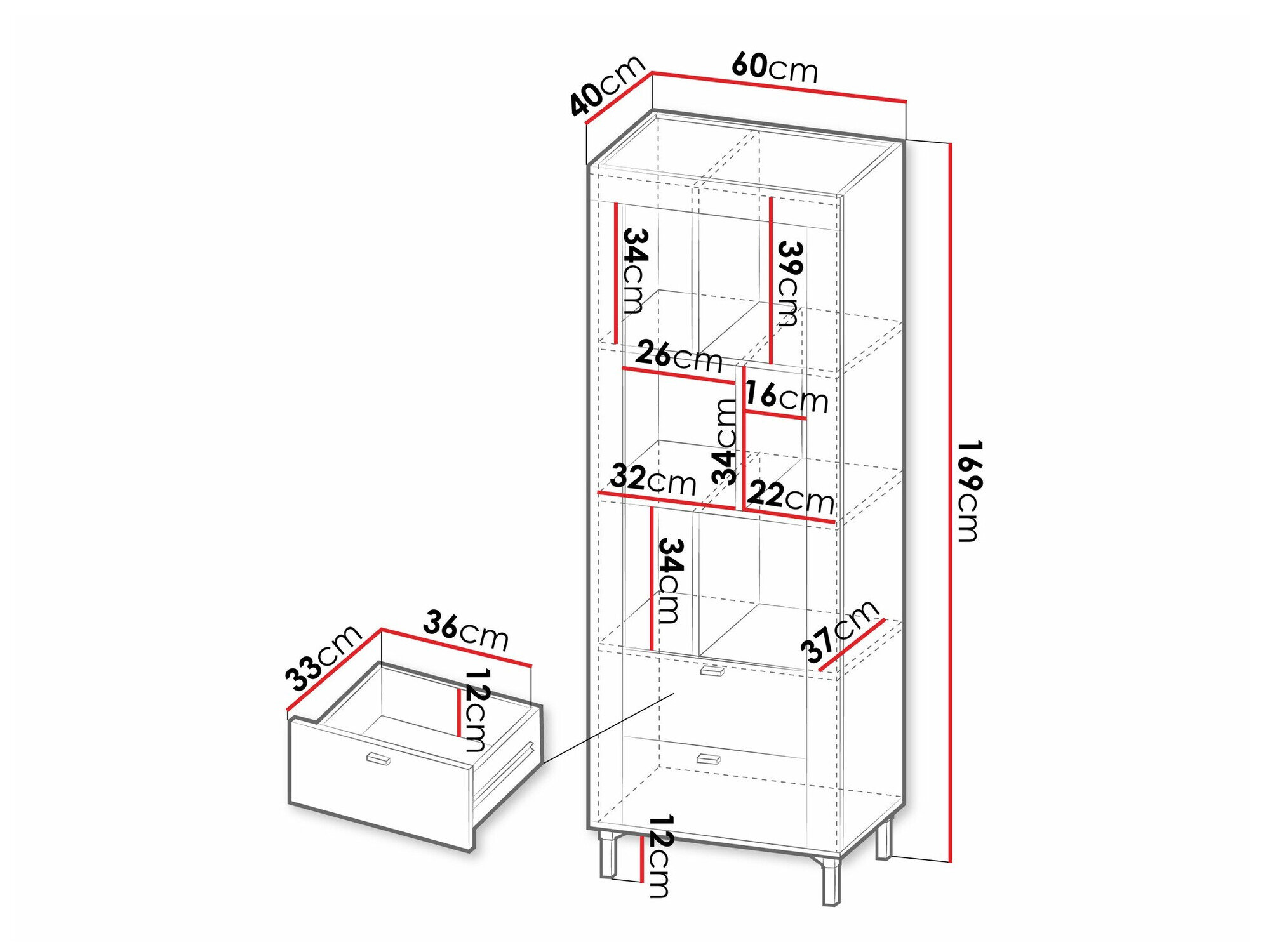 Reol Mormavu 102 (Mat sort)