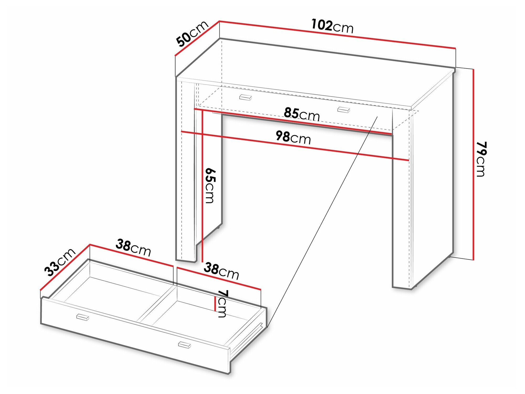 Sminkebord Mormavu 108 (Kashmir)