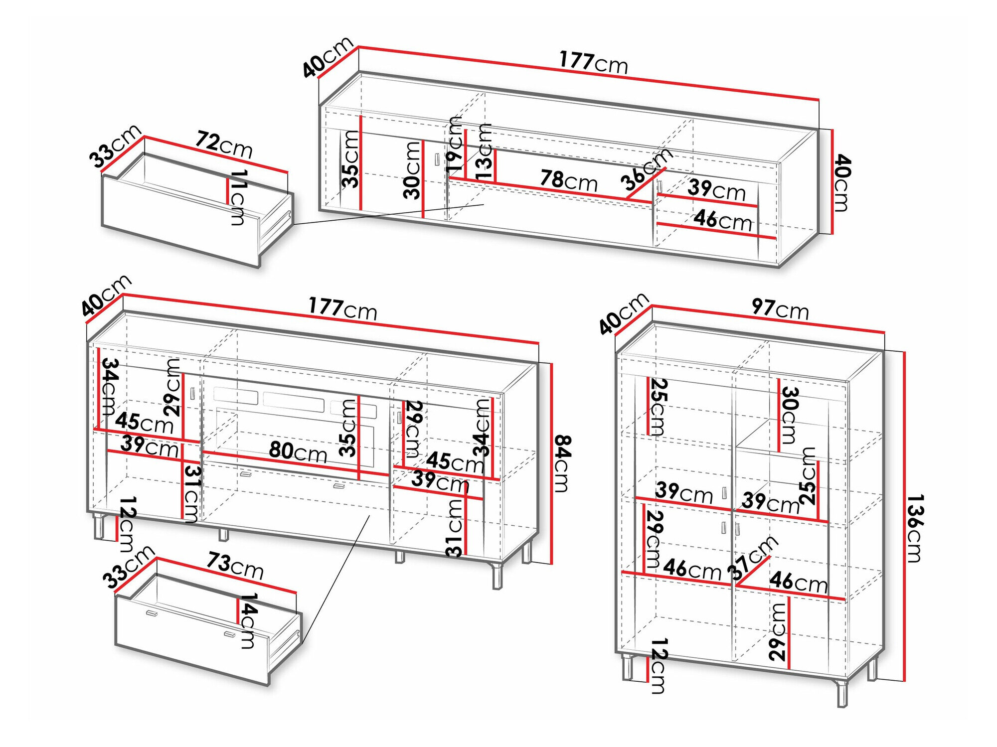 Stuemøbelsæt Mormavu 115 (Kashmir)