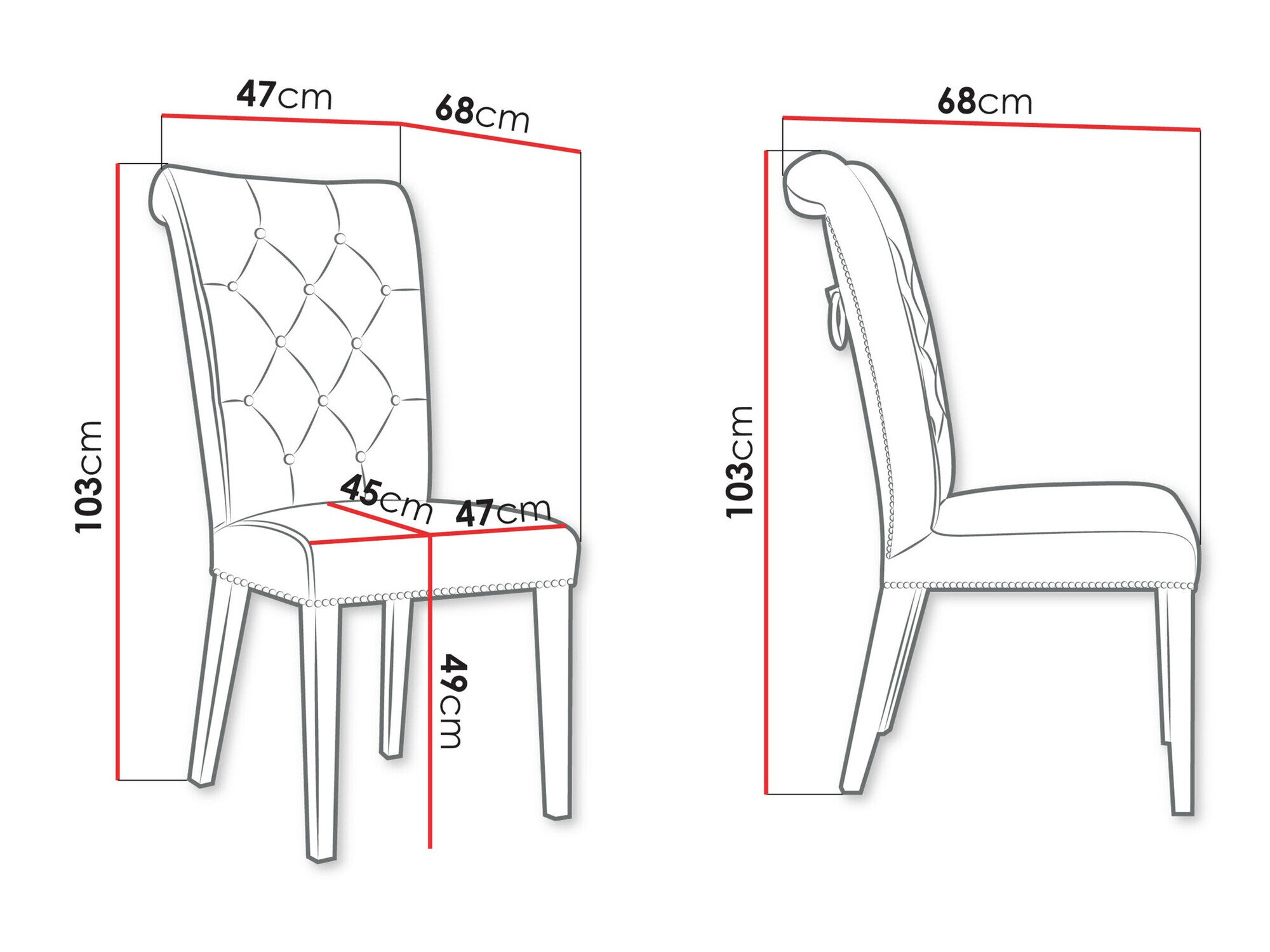 Stol Jackson 111 (Magic Velvet 2209)