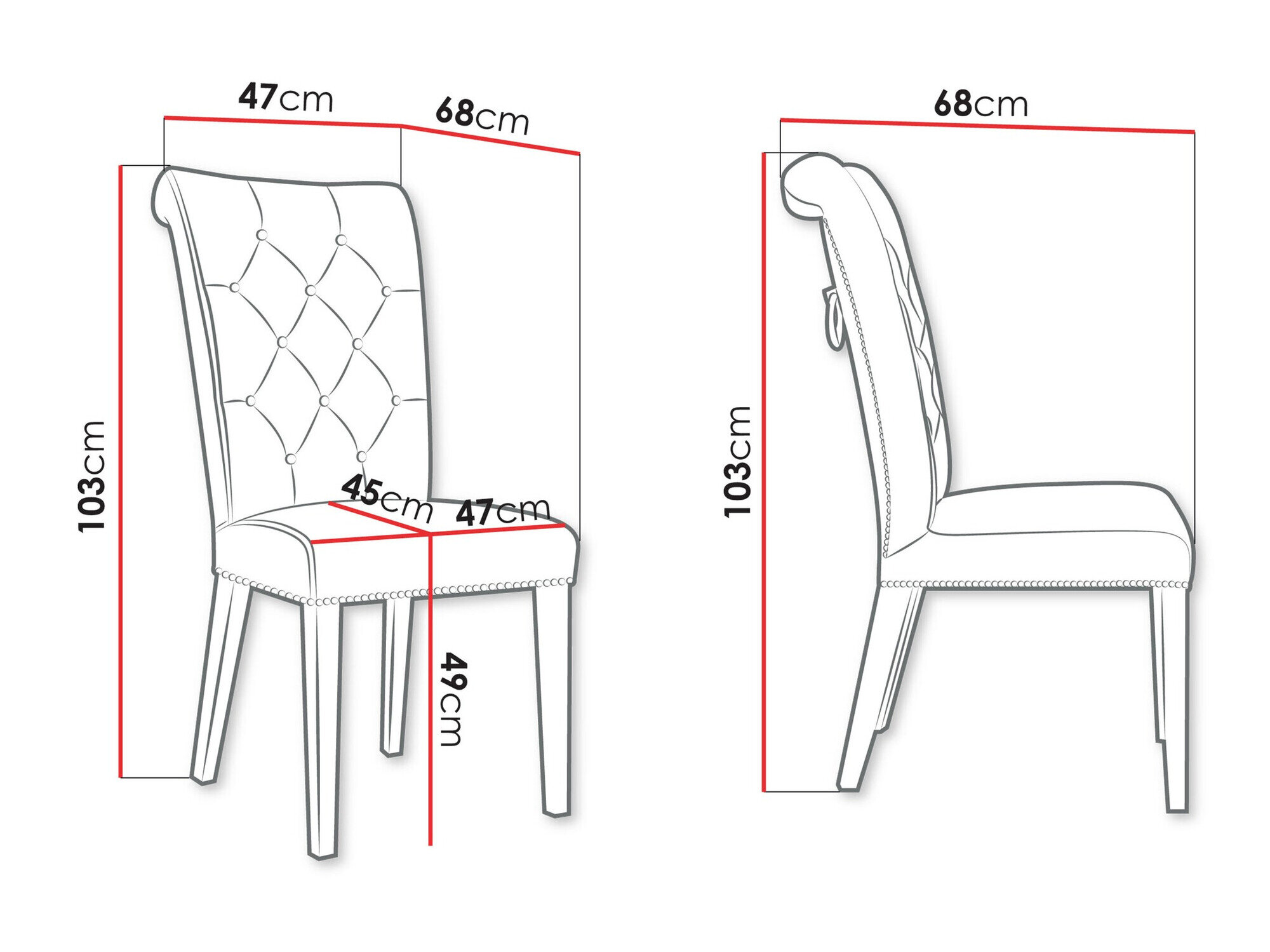 Stol Jackson 111 (Magic Velvet 2216)