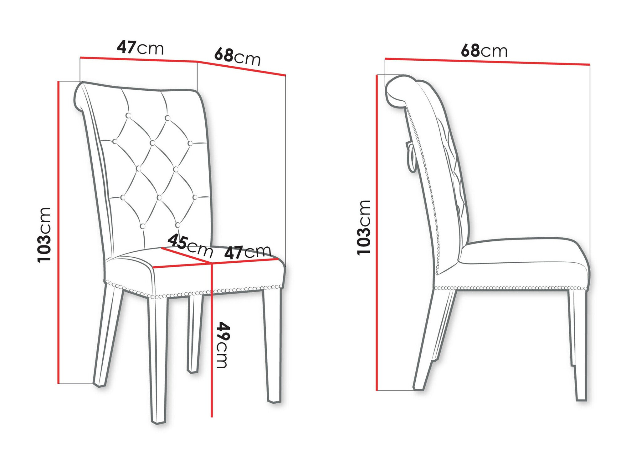 Stol Jackson 111 (Magic Velvet 2217)