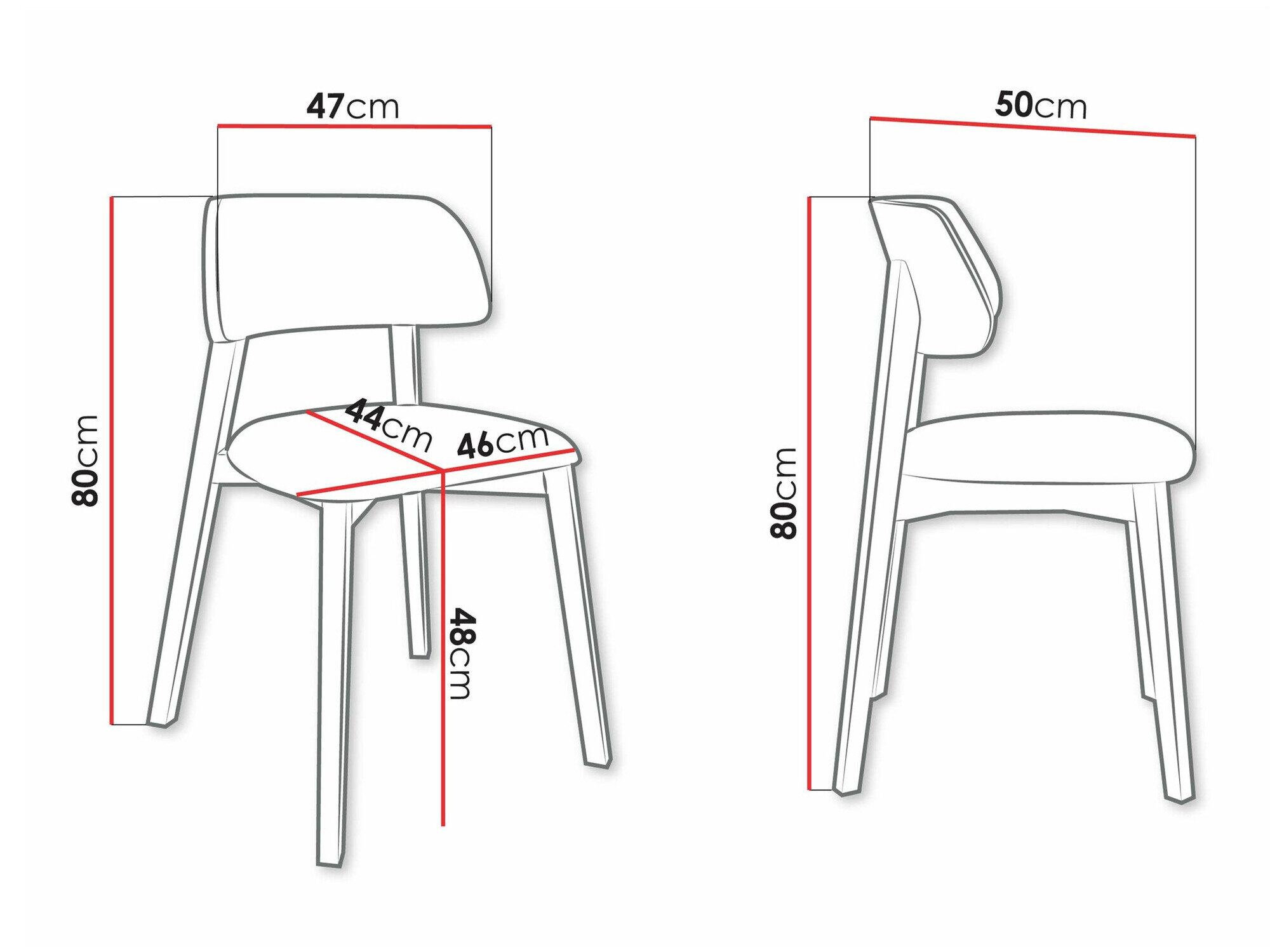 Stol Jackson 112 (Sort)