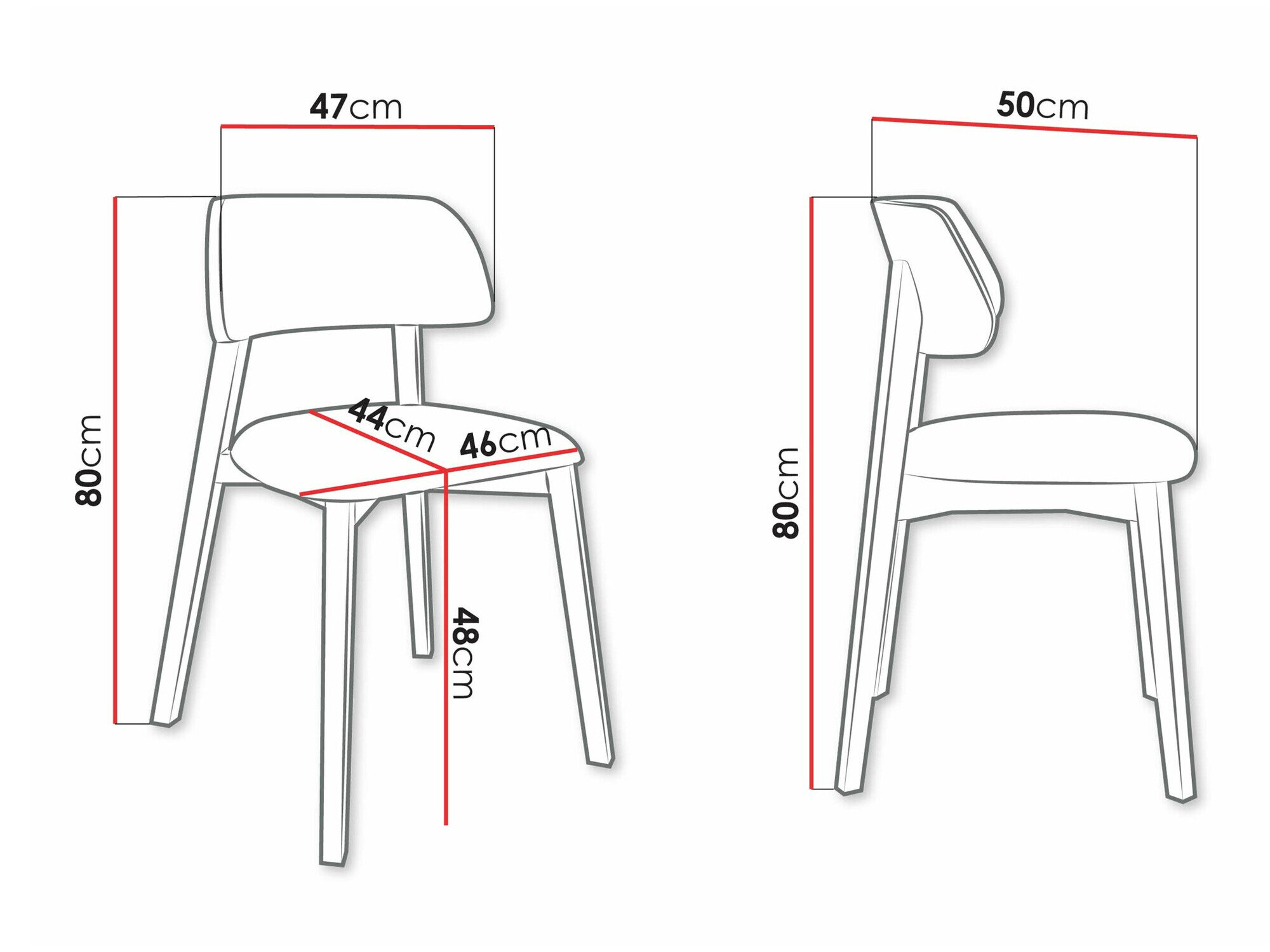 Stol Jackson 112 (Sort)