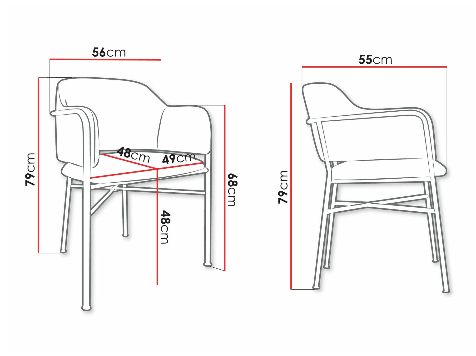 Stol Jackson 113 (Sort + Magic Velvet 2258)